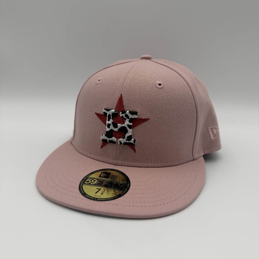 New Era App Exclusive Houston Astros Strawberry Milk Cattle Cow Pack 7 3/8